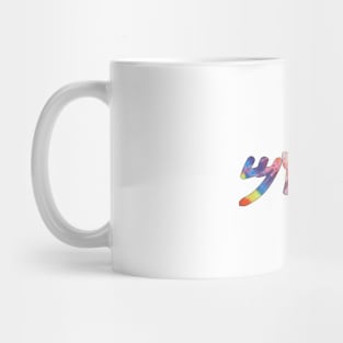 Shalom - Peace (Paleo-Hebrew, Tie-Dye) Mug